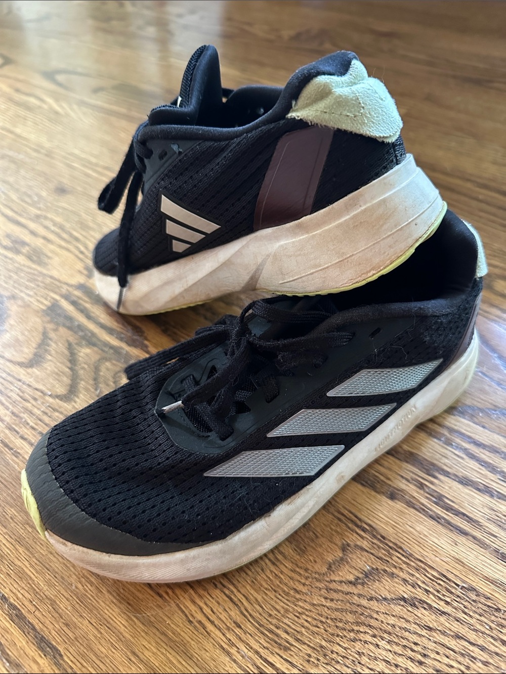 Adidas Black and Gray Lighmotion Athletic Sneakers